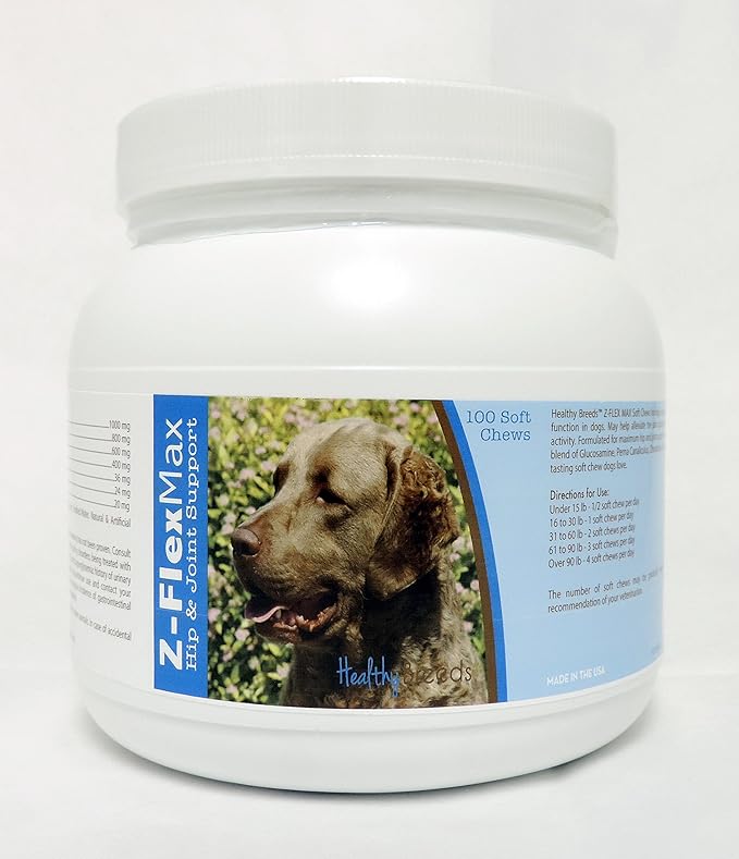 Healthy Breeds Chesapeake Bay Retriever Z-Flex Max Hip & Joint Soft Chews 100 Count