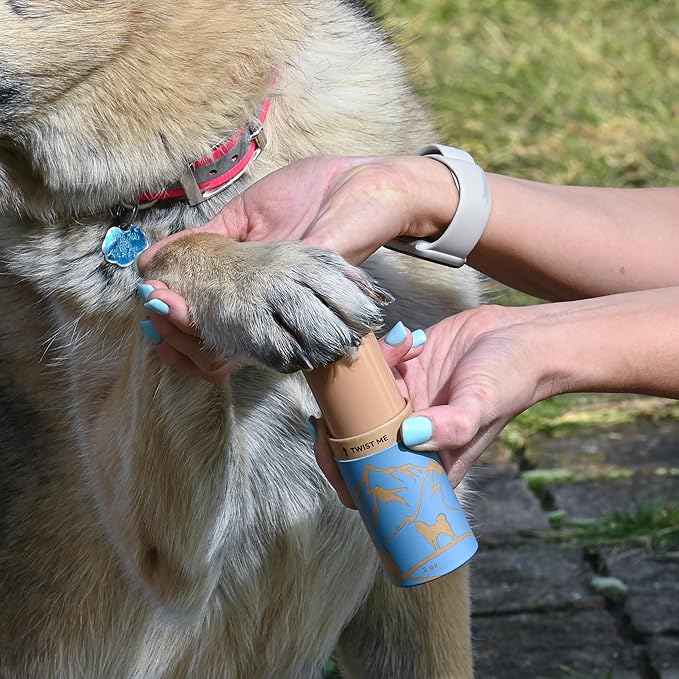 Dog Paw Snow Wax 2oz - Winter Balm for Dogs Feet - Protects Against Cold, Icy, Salt, Wintery Conditions - Moisturizes and Improves Elasticity - Lick-Safe, Natural Ingredients - Made in USA