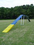 Aluminum Dog Agility Dog Walk with Rubber Surface (8')