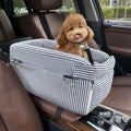 Johnear Puppy Dog Booster Seat for Small Dog up to 20 lbs Outing Car Travel, 3 in 1 Portable Pet Handbag Sofa Dogs Car Center Console Seats ，Pet Carrier with Safety Belt for Passenger Seat