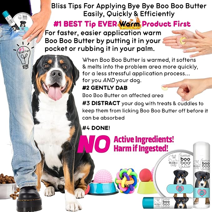 The Blissful Dog Greater Swiss Mountain Dog Boo Boo Butter, 2-Ounce