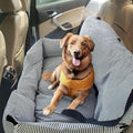 Dog Car Seat Pet Car Seat for Small Medium Large Dogs Dog Booster Seat for Safe and Comfortable Car Travel Dog Car Bed Extra Large for Large Dog White Blue 18 * 44 in Pet Day Exclusive