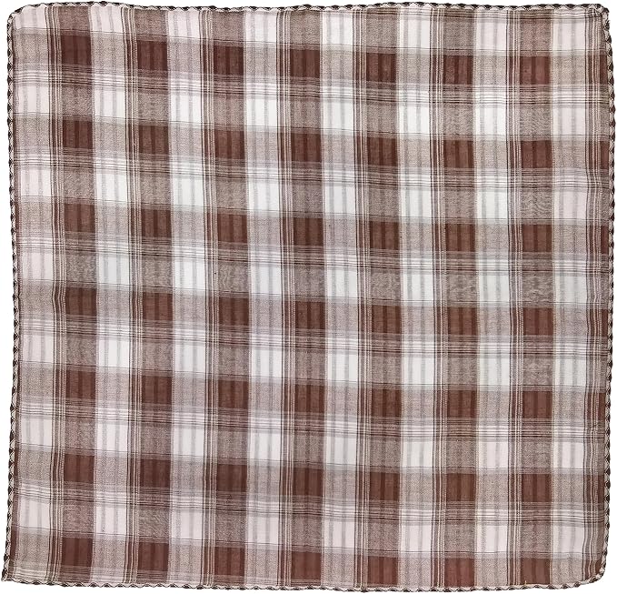 Double Layers Two Tones Dog Cotton Square Bandana Bibs Scarf Kerchief for Small Medium Dogs Boy or Girl - DCB06 B&B
